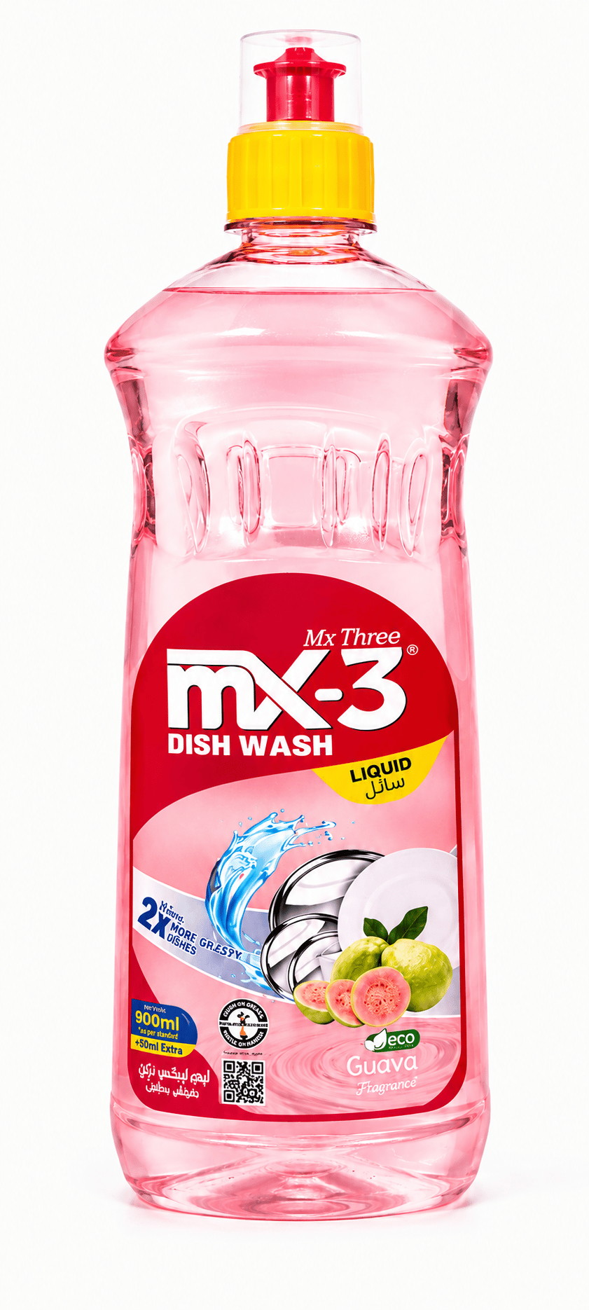 Guava Fragrant Dish Wash Liquid, Guava · Liquid · 900 ml