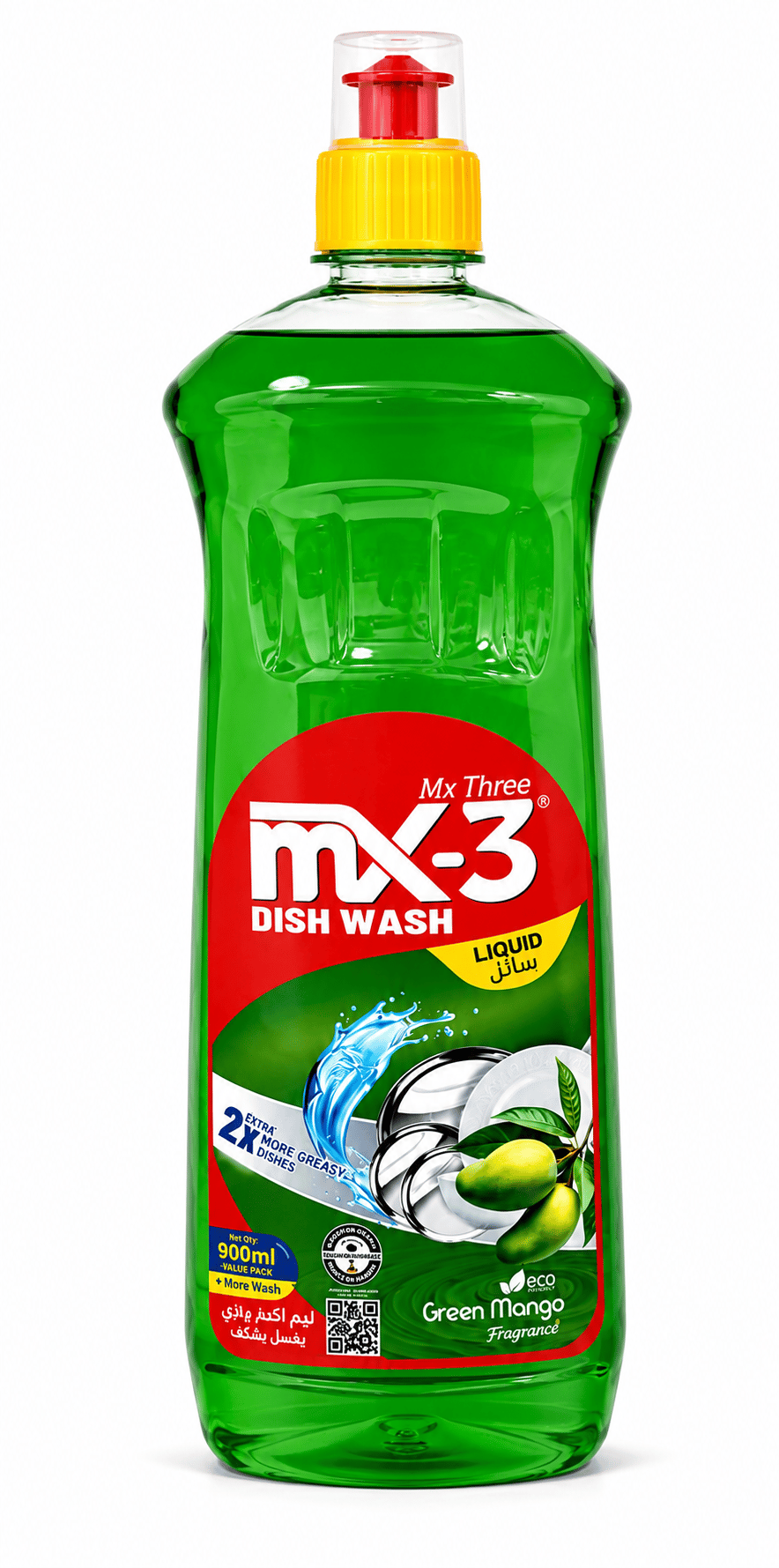Green Mango Fragrant Dish Wash Liquid, Green Mango · Liquid · 900 ml