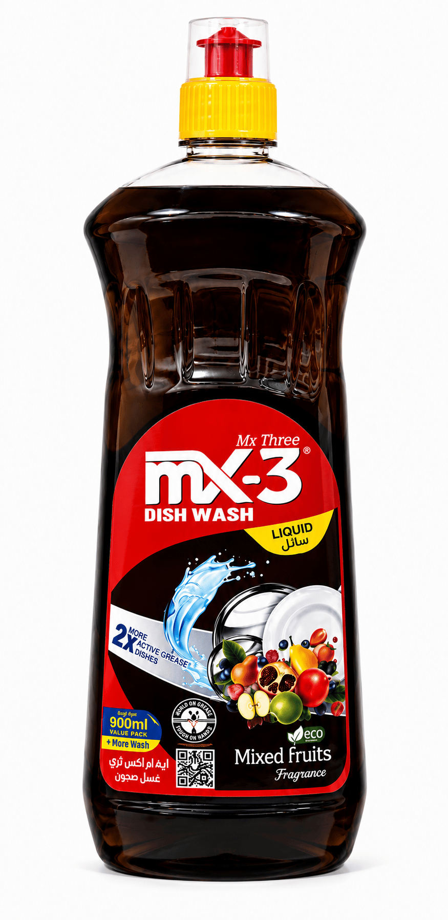 Mixed Fruits Fragrant Dish Wash Liquid, Mixed Fruits · Liquid · 900 ml