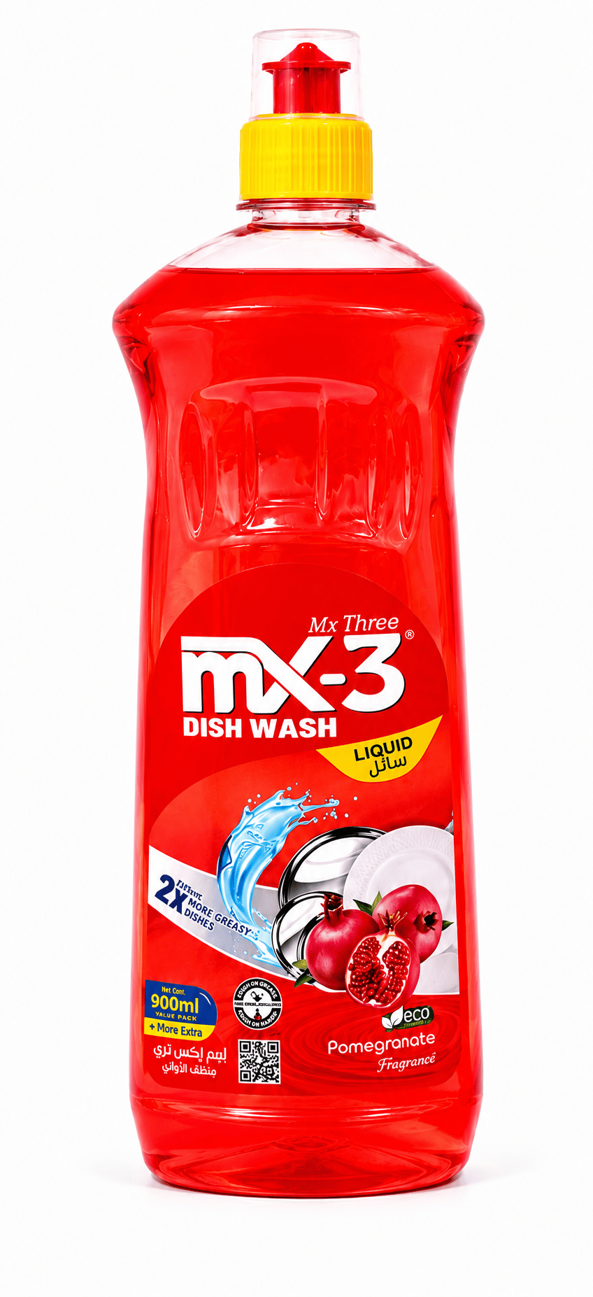 Pomegranate Fragrant Dish Wash Liquid, Pomegranate · Liquid · 900 ml