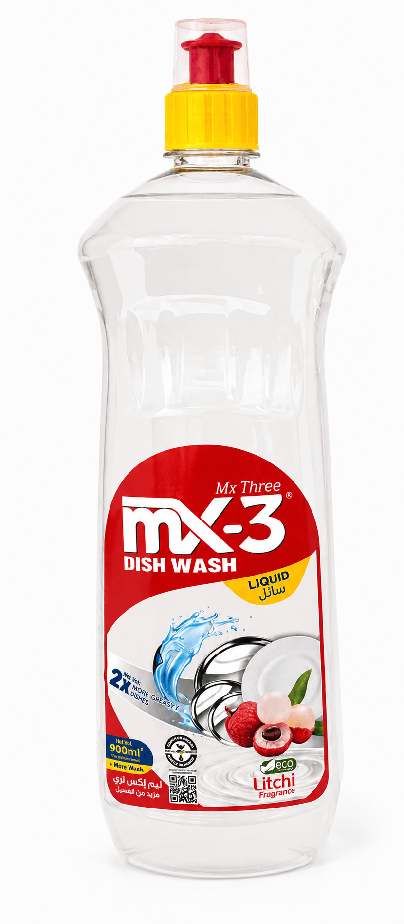 Litchi Fragrant Dish Wash Liquid, Litchi · Liquid · 900 ml